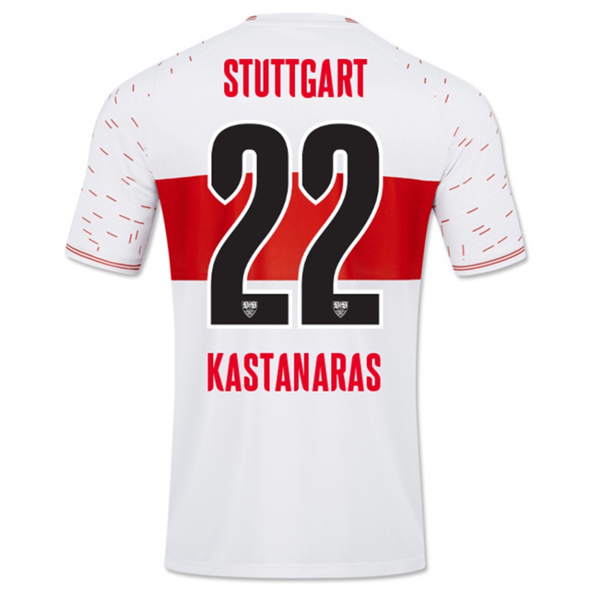 Herren Thomas Kastanaras #22 Weiß Heimtrikot Trikot 2023/24 T-Shirt Schweiz