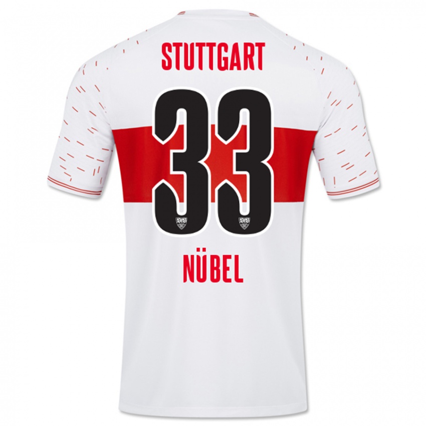 Herren Alexander Nübel #33 Weiß Heimtrikot Trikot 2023/24 T-Shirt Schweiz