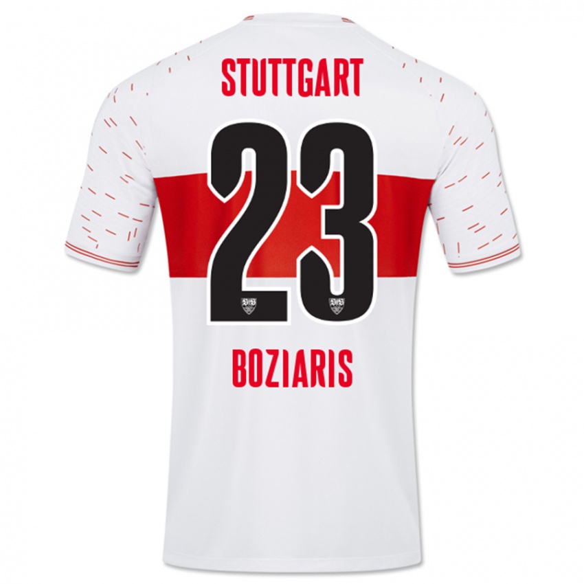 Herren Giannis Boziaris #23 Weiß Heimtrikot Trikot 2023/24 T-Shirt Schweiz