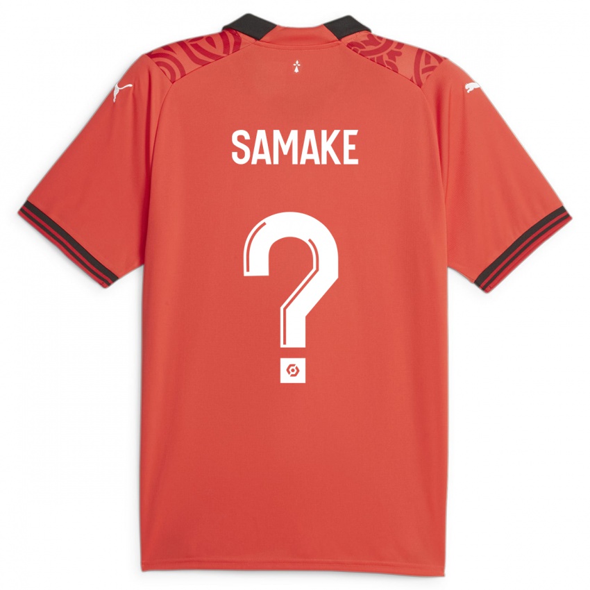 Herren Wilson Samaké #0 Rot Heimtrikot Trikot 2023/24 T-Shirt Schweiz