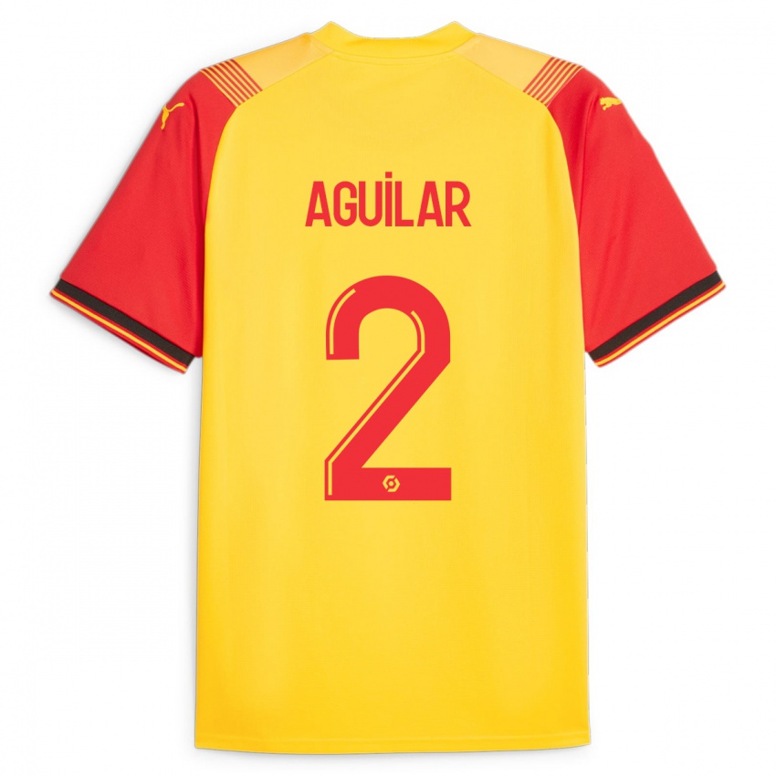 Herren Ruben Aguilar #2 Gelb Heimtrikot Trikot 2023/24 T-Shirt Schweiz