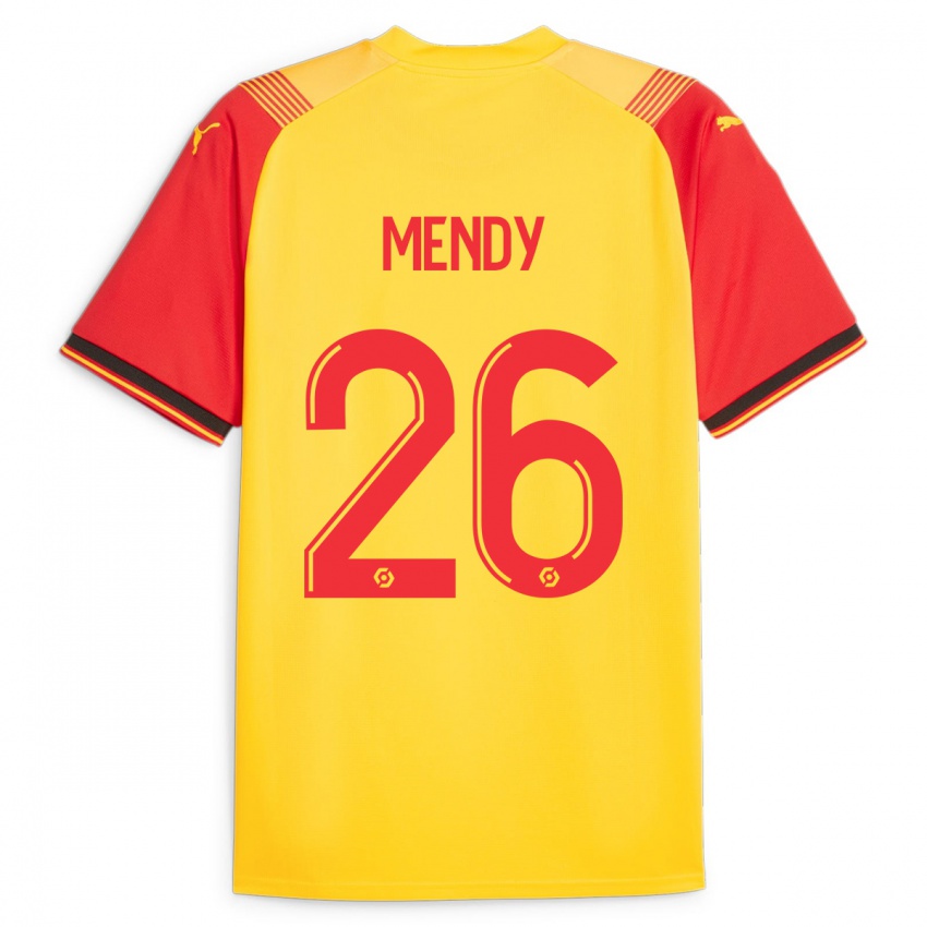 Herren Nampalys Mendy #26 Gelb Heimtrikot Trikot 2023/24 T-Shirt Schweiz