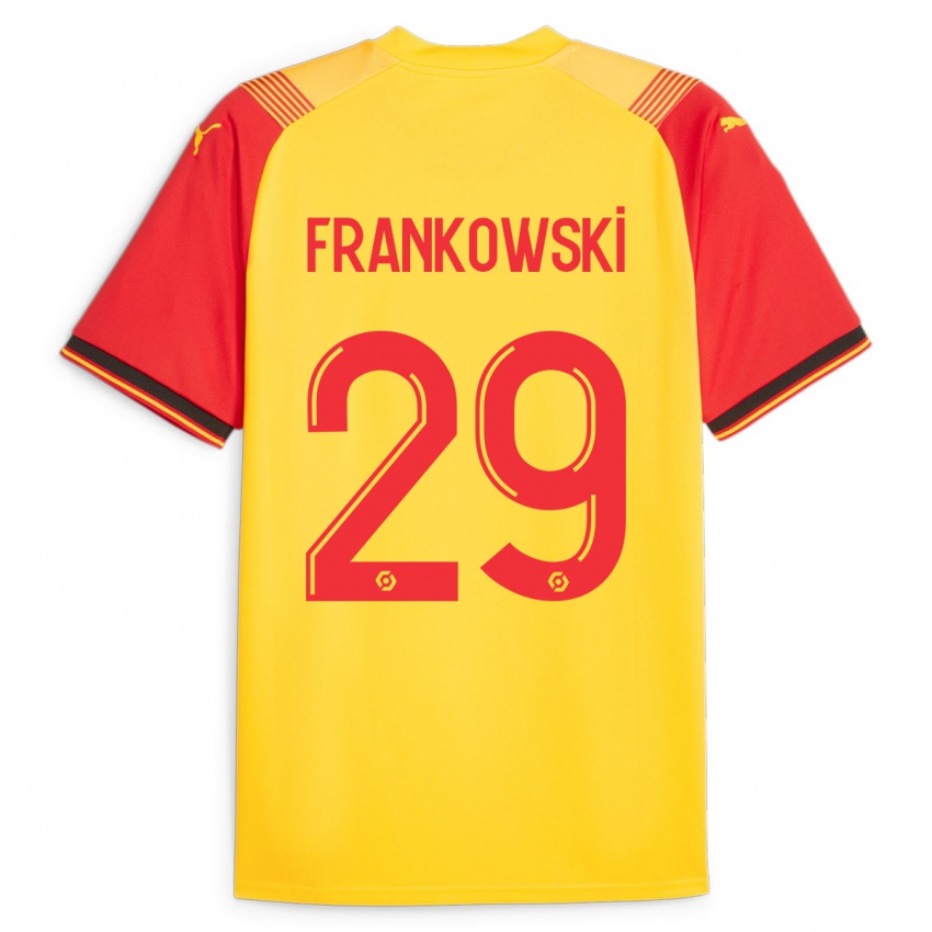 Herren Przemyslaw Frankowski #29 Gelb Heimtrikot Trikot 2023/24 T-Shirt Schweiz