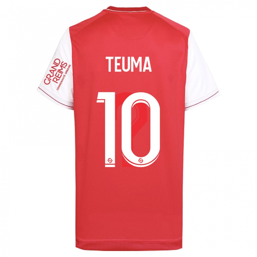 Herren Teddy Teuma #10 Rot Heimtrikot Trikot 2023/24 T-Shirt Schweiz