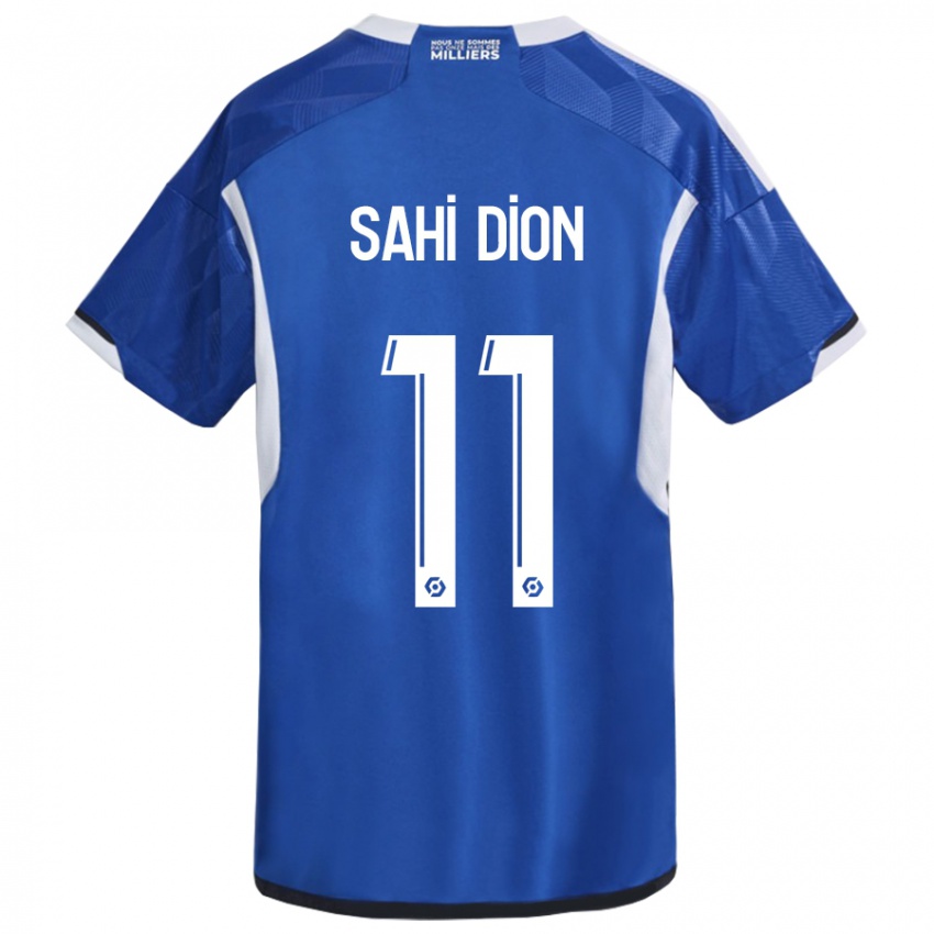 Herren Moïse Sahi Dion #11 Blau Heimtrikot Trikot 2023/24 T-Shirt Schweiz