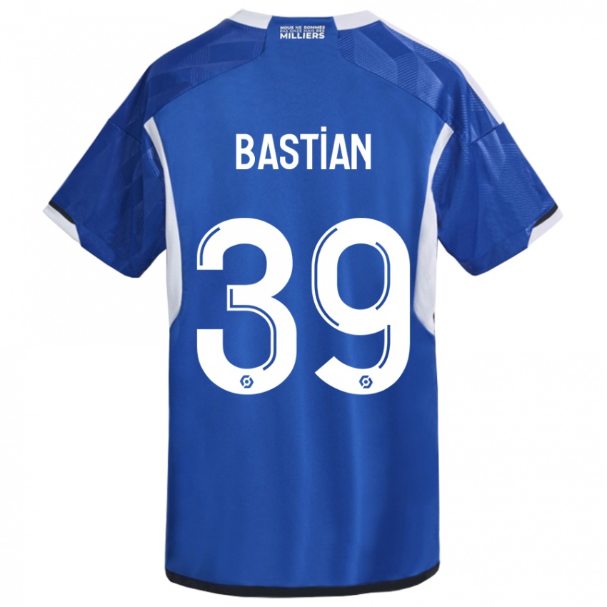 Herren Maxime Bastian #39 Blau Heimtrikot Trikot 2023/24 T-Shirt Schweiz