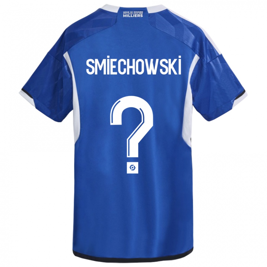 Herren Artur Smiechowski #0 Blau Heimtrikot Trikot 2023/24 T-Shirt Schweiz