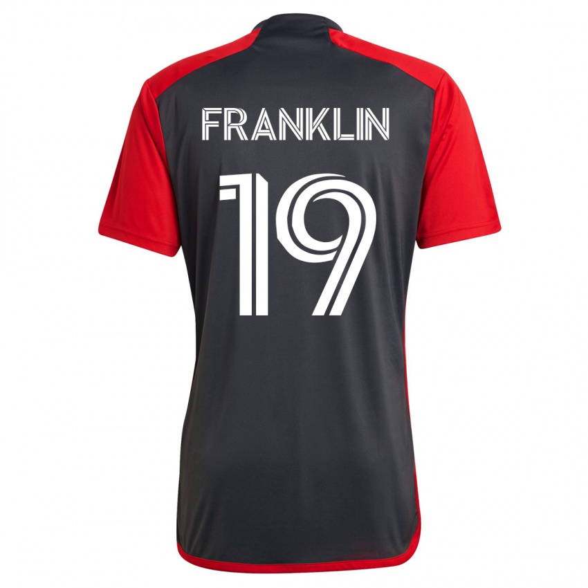 Herren Kobe Franklin #19 Grau Heimtrikot Trikot 2023/24 T-Shirt Schweiz