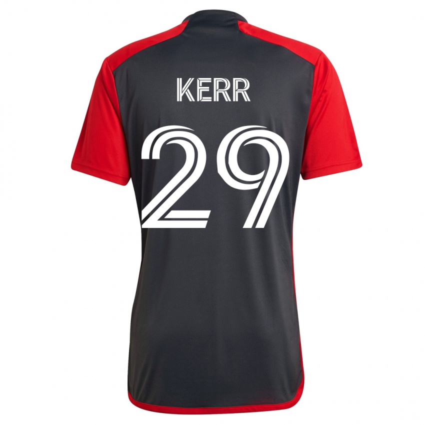 Herren Deandre Kerr #29 Grau Heimtrikot Trikot 2023/24 T-Shirt Schweiz