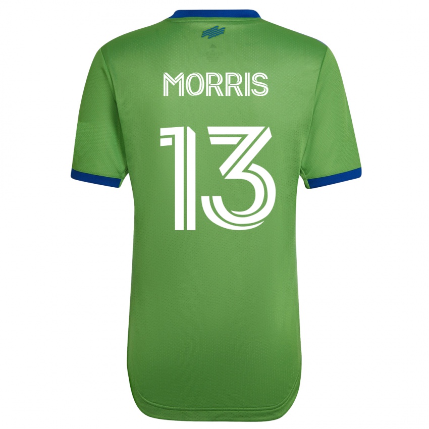 Herren Jordan Morris #13 Grün Heimtrikot Trikot 2023/24 T-Shirt Schweiz