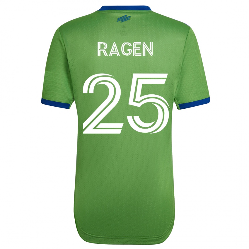 Herren Jackson Ragen #25 Grün Heimtrikot Trikot 2023/24 T-Shirt Schweiz