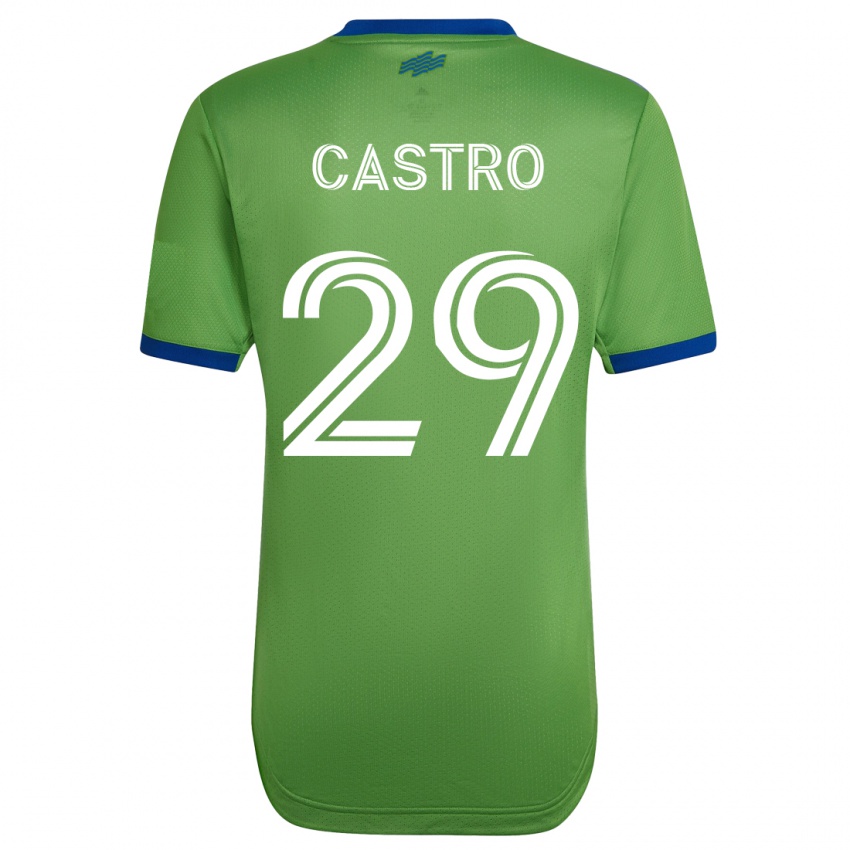Herren Jacob Castro #29 Grün Heimtrikot Trikot 2023/24 T-Shirt Schweiz