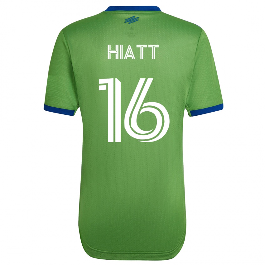 Herren Samantha Hiatt #16 Grün Heimtrikot Trikot 2023/24 T-Shirt Schweiz