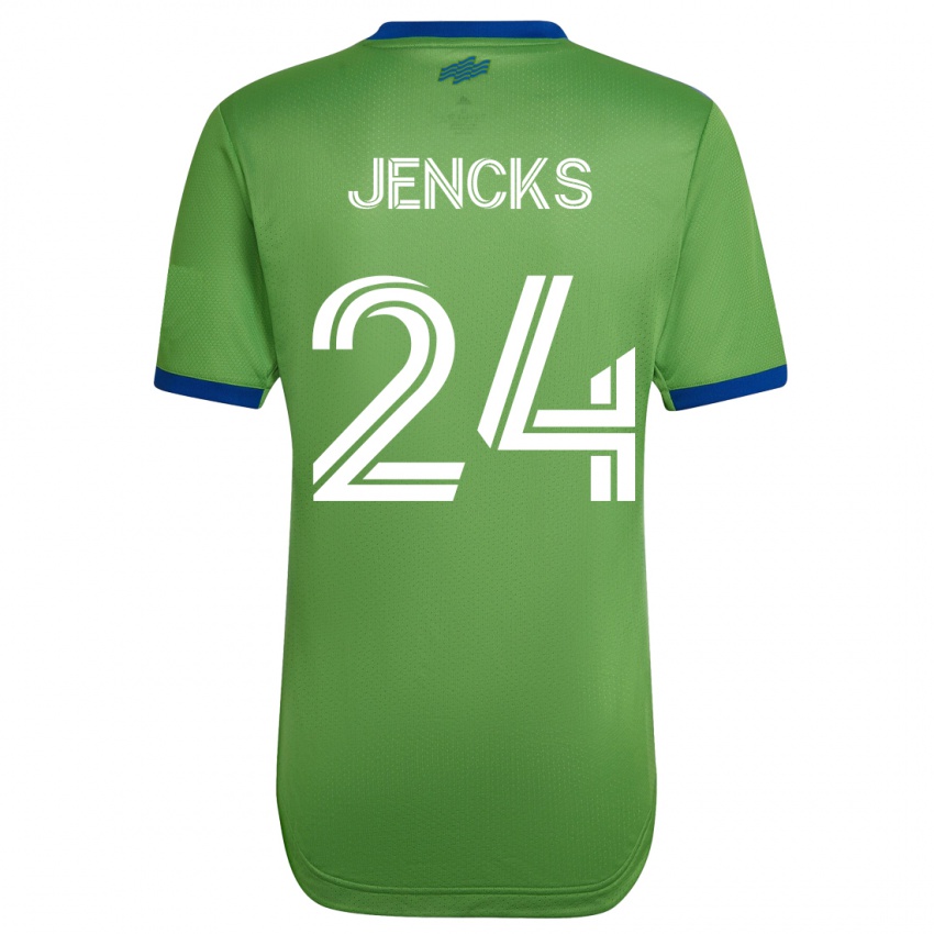 Herren India Jencks #24 Grün Heimtrikot Trikot 2023/24 T-Shirt Schweiz