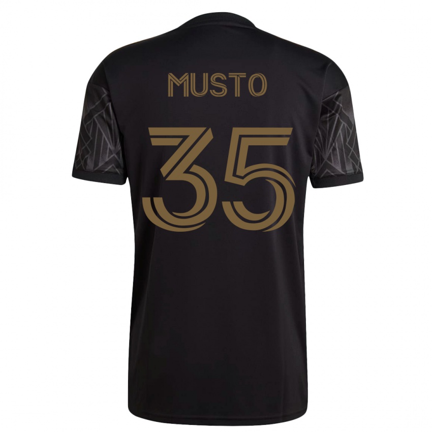 Herren Tommy Musto #35 Schwarz Heimtrikot Trikot 2023/24 T-Shirt Schweiz