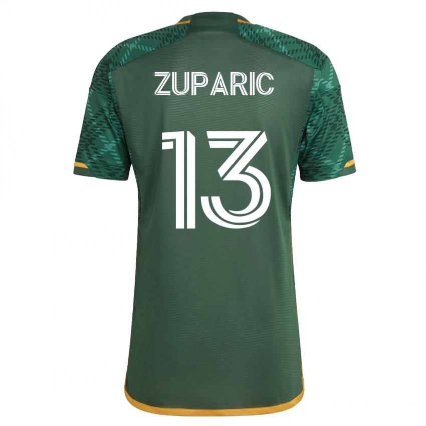 Herren Dario Zuparic #13 Grün Heimtrikot Trikot 2023/24 T-Shirt Schweiz