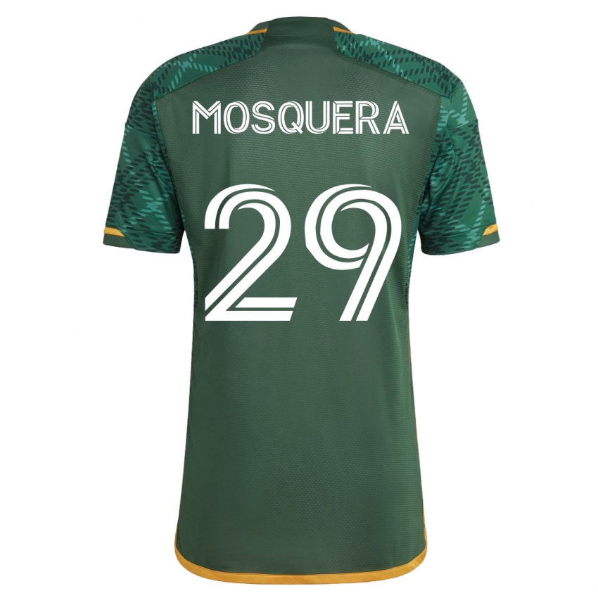 Herren Juan David Mosquera #29 Grün Heimtrikot Trikot 2023/24 T-Shirt Schweiz