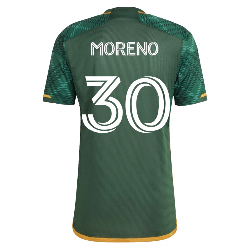 Herren Santiago Moreno #30 Grün Heimtrikot Trikot 2023/24 T-Shirt Schweiz