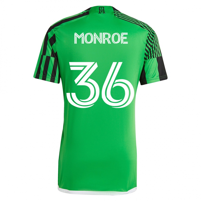 Herren Greg Monroe #36 Grün Schwarz Heimtrikot Trikot 2023/24 T-Shirt Schweiz