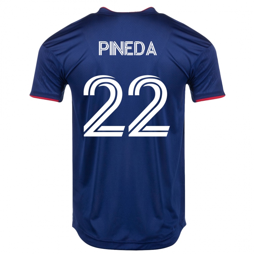 Herren Mauricio Pineda #22 Marine Heimtrikot Trikot 2023/24 T-Shirt Schweiz