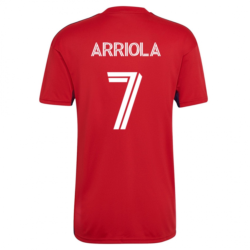 Herren Paul Arriola #7 Rot Heimtrikot Trikot 2023/24 T-Shirt Schweiz