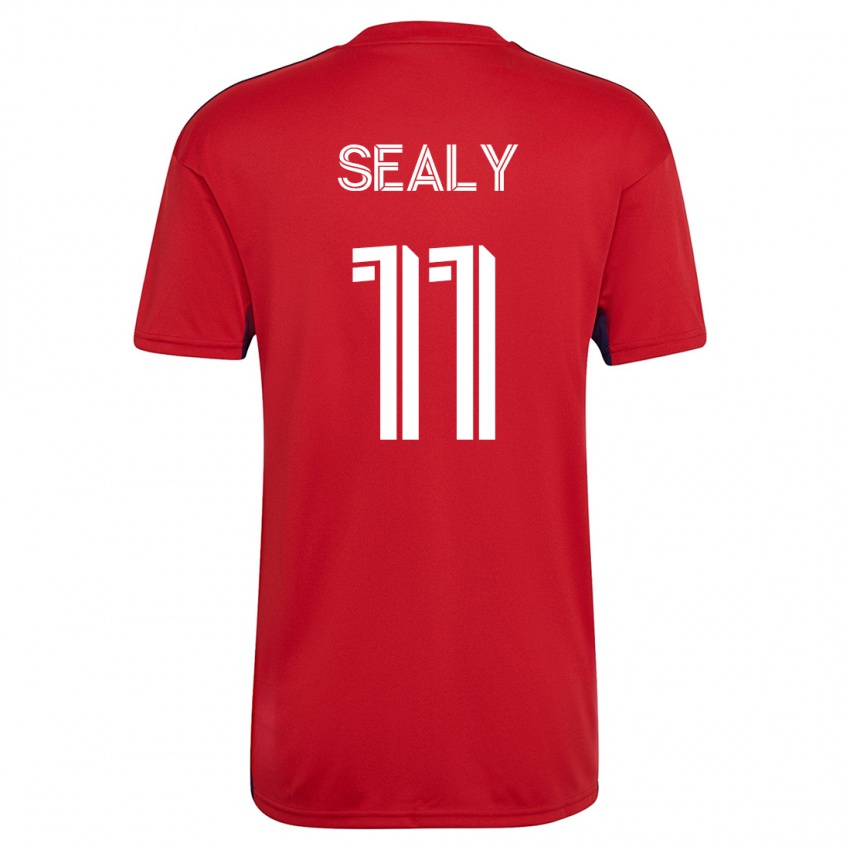Herren Dante Sealy #11 Rot Heimtrikot Trikot 2023/24 T-Shirt Schweiz