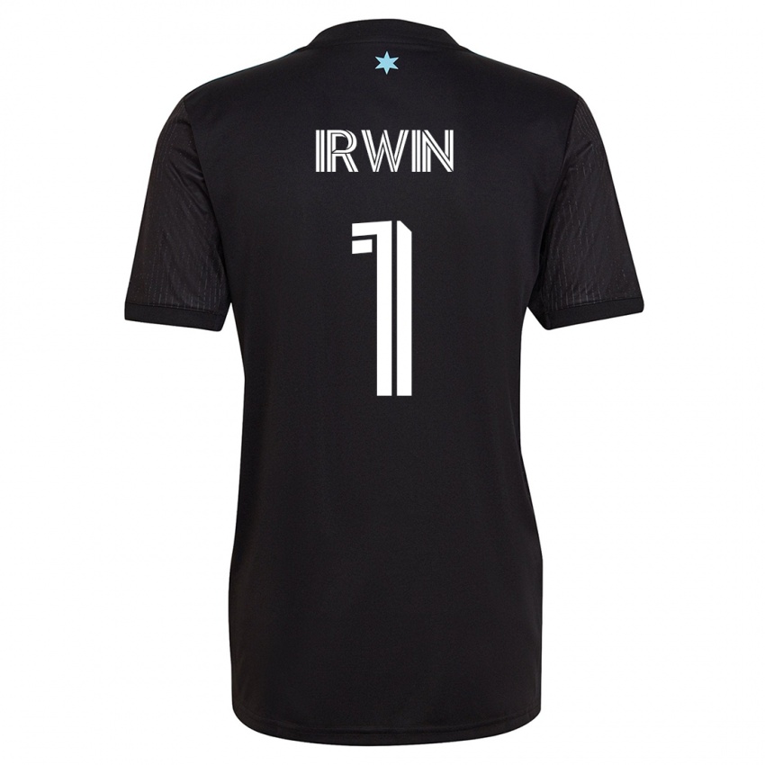 Herren Clint Irwin #1 Schwarz Heimtrikot Trikot 2023/24 T-Shirt Schweiz