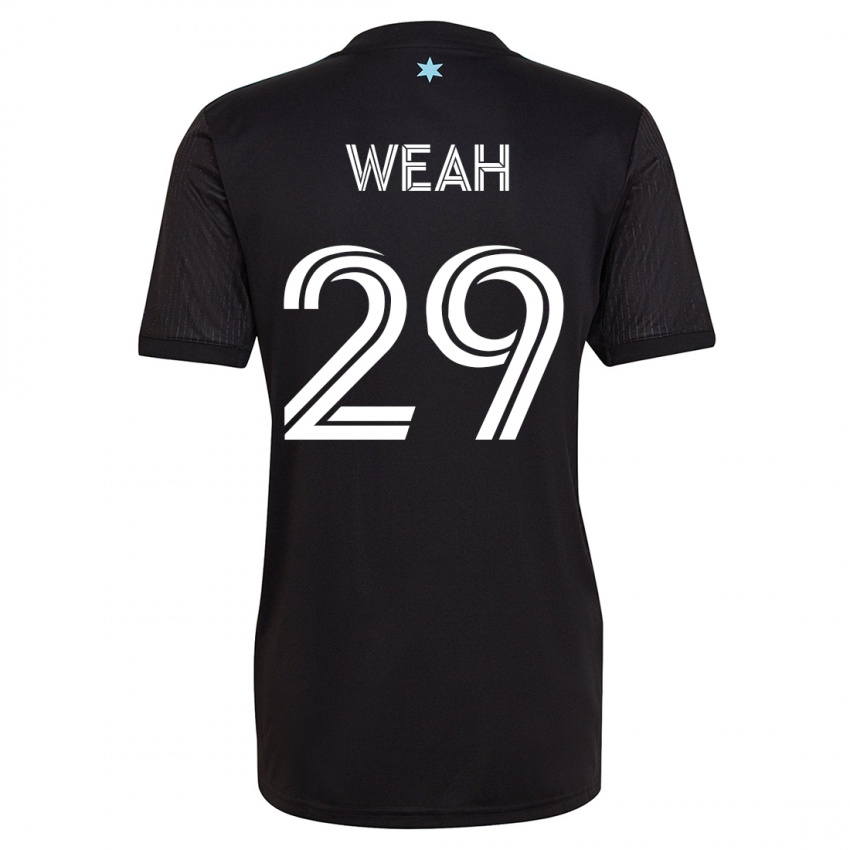 Herren Patrick Weah #29 Schwarz Heimtrikot Trikot 2023/24 T-Shirt Schweiz