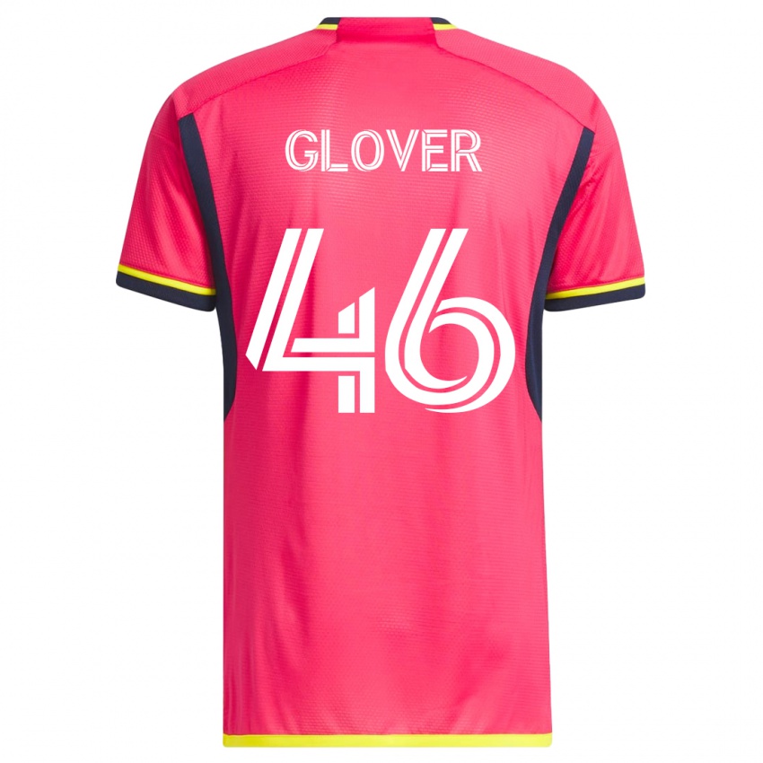 Herren Caden Glover #46 Rosa Heimtrikot Trikot 2023/24 T-Shirt Schweiz
