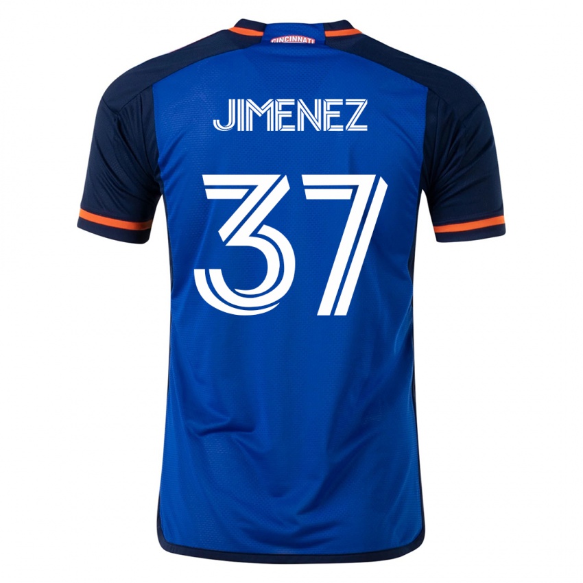 Herren Stiven Jimenez #37 Blau Heimtrikot Trikot 2023/24 T-Shirt Schweiz