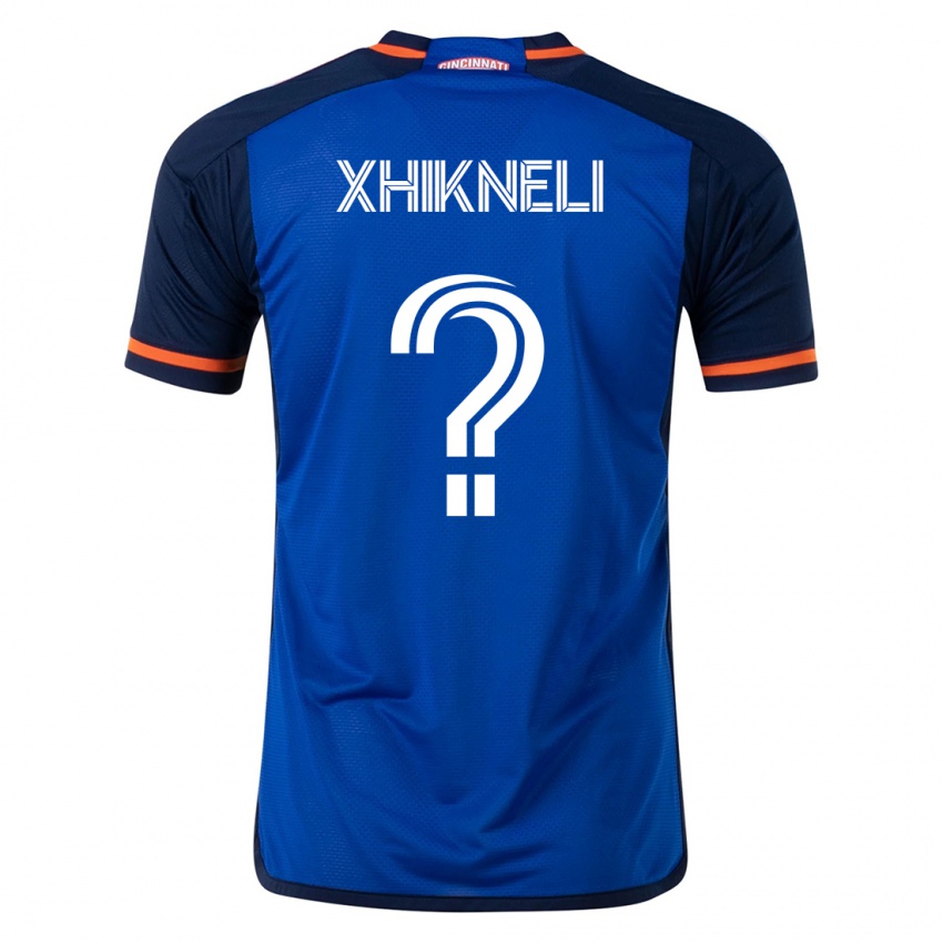 Herren Diego Xhikneli #0 Blau Heimtrikot Trikot 2023/24 T-Shirt Schweiz