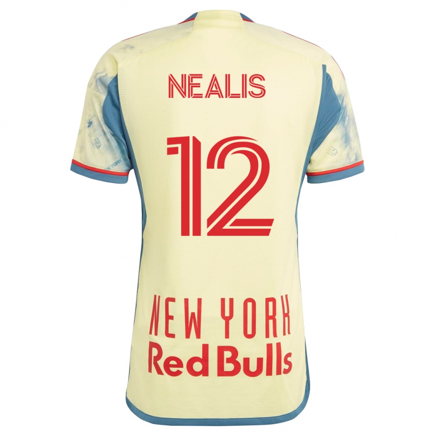 Herren Dylan Nealis #12 Gelb Heimtrikot Trikot 2023/24 T-Shirt Schweiz