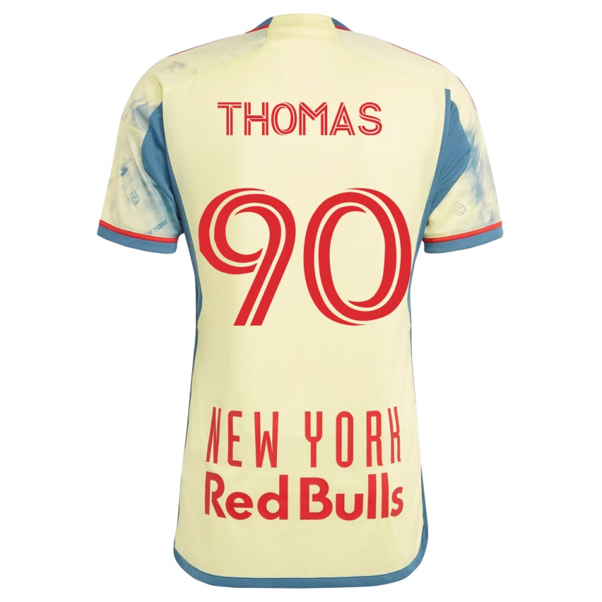 Herren Oladayo Thomas #90 Gelb Heimtrikot Trikot 2023/24 T-Shirt Schweiz