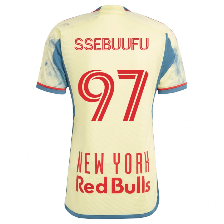 Herren Frank Ssebuufu #97 Gelb Heimtrikot Trikot 2023/24 T-Shirt Schweiz