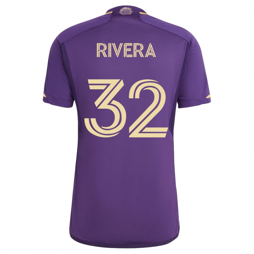 Herren Wilfredo Rivera #32 Violett Heimtrikot Trikot 2023/24 T-Shirt Schweiz