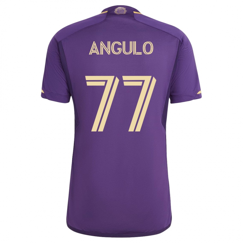 Herren Iván Angulo #77 Violett Heimtrikot Trikot 2023/24 T-Shirt Schweiz