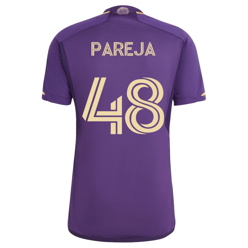 Herren Diego Pareja #48 Violett Heimtrikot Trikot 2023/24 T-Shirt Schweiz