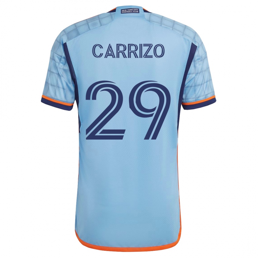 Herren Máximo Carrizo #29 Blau Heimtrikot Trikot 2023/24 T-Shirt Schweiz