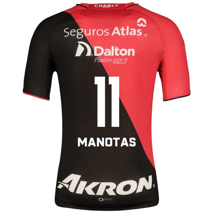 Herren Mauro Manotas #11 Schwarz Heimtrikot Trikot 2023/24 T-Shirt Schweiz