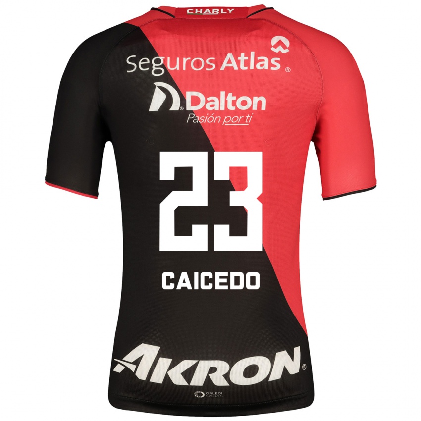Herren Jordy Caicedo #23 Schwarz Heimtrikot Trikot 2023/24 T-Shirt Schweiz