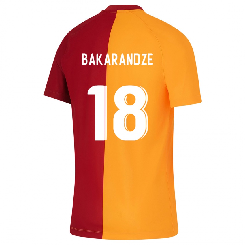 Herren Kristina Bakarandze #18 Orangefarben Heimtrikot Trikot 2023/24 T-Shirt Schweiz
