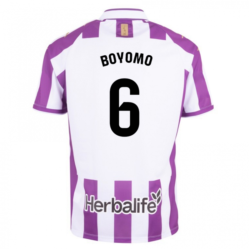 Herren Enzo Boyomo #6 Lila Heimtrikot Trikot 2023/24 T-Shirt Schweiz