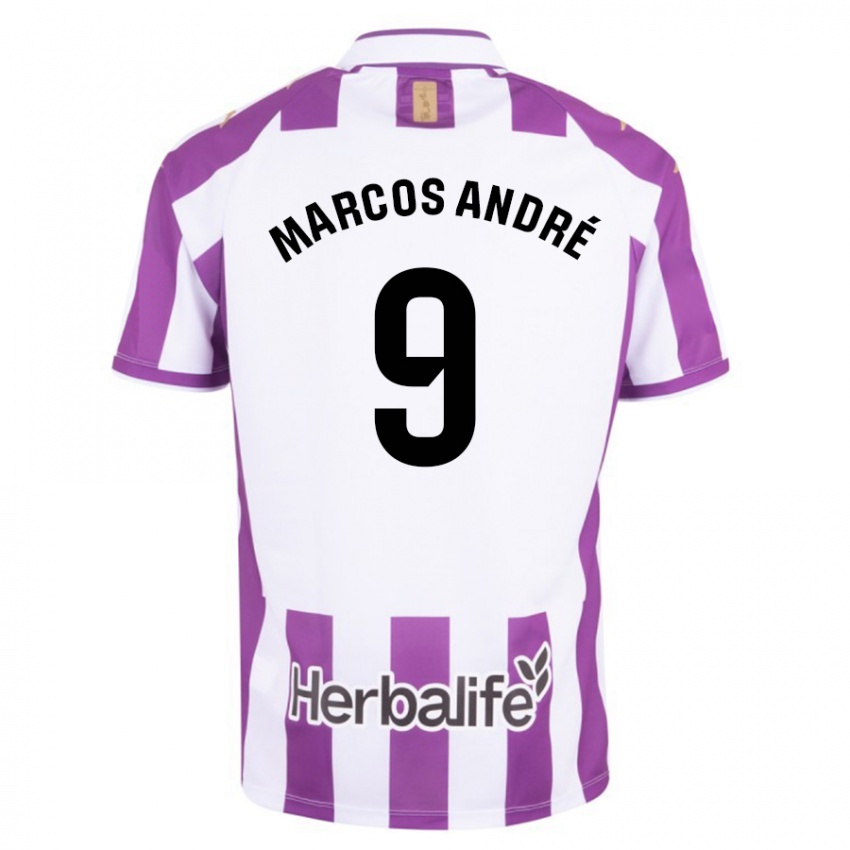 Herren Marcos Andre #9 Lila Heimtrikot Trikot 2023/24 T-Shirt Schweiz