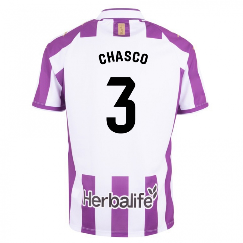 Herren Raúl Chasco #3 Lila Heimtrikot Trikot 2023/24 T-Shirt Schweiz