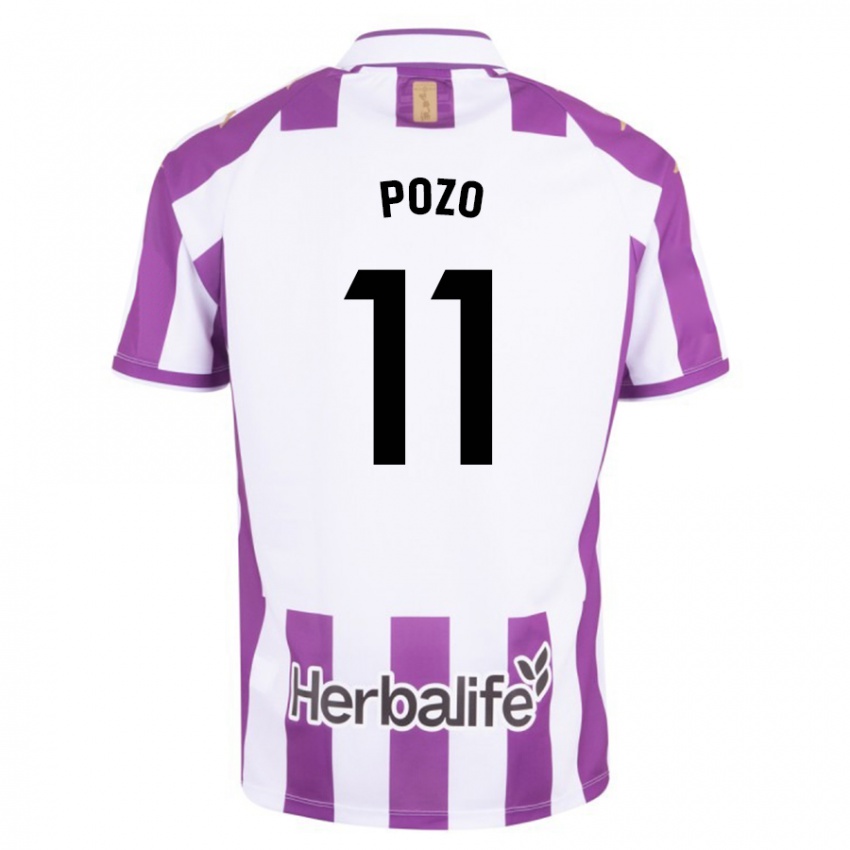 Herren Manuel Pozo #11 Lila Heimtrikot Trikot 2023/24 T-Shirt Schweiz