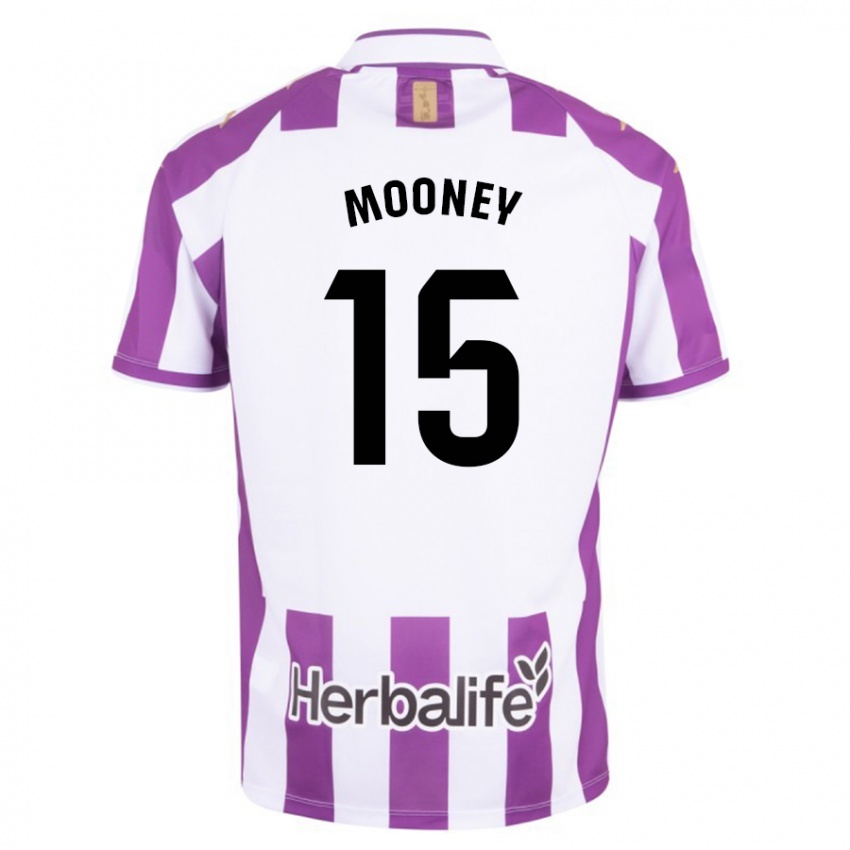 Herren Fionn Mooney #15 Lila Heimtrikot Trikot 2023/24 T-Shirt Schweiz