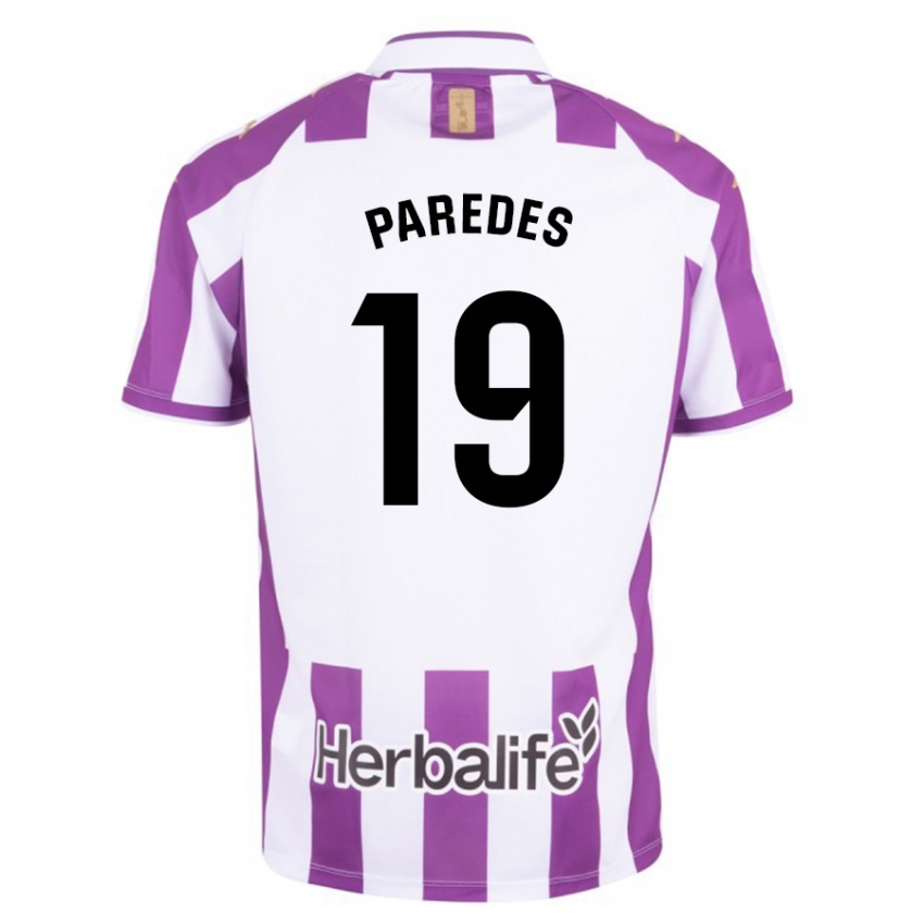 Herren Yago Paredes #19 Lila Heimtrikot Trikot 2023/24 T-Shirt Schweiz