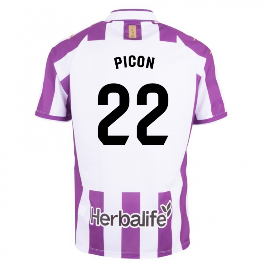 Herren Pablo Picón #22 Lila Heimtrikot Trikot 2023/24 T-Shirt Schweiz