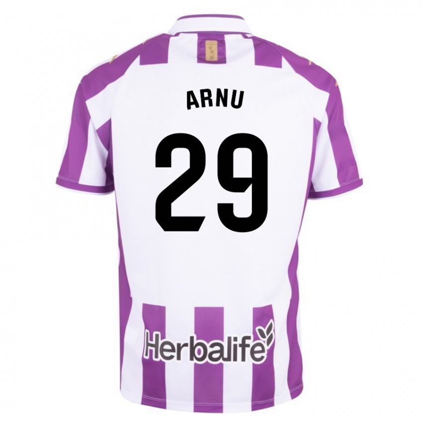 Herren Adrián Arnu #29 Lila Heimtrikot Trikot 2023/24 T-Shirt Schweiz