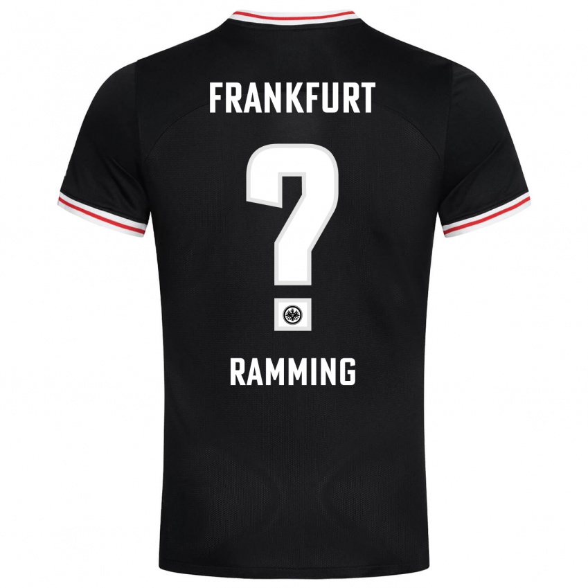Herren Nils Ramming #0 Schwarz Auswärtstrikot Trikot 2023/24 T-Shirt Schweiz